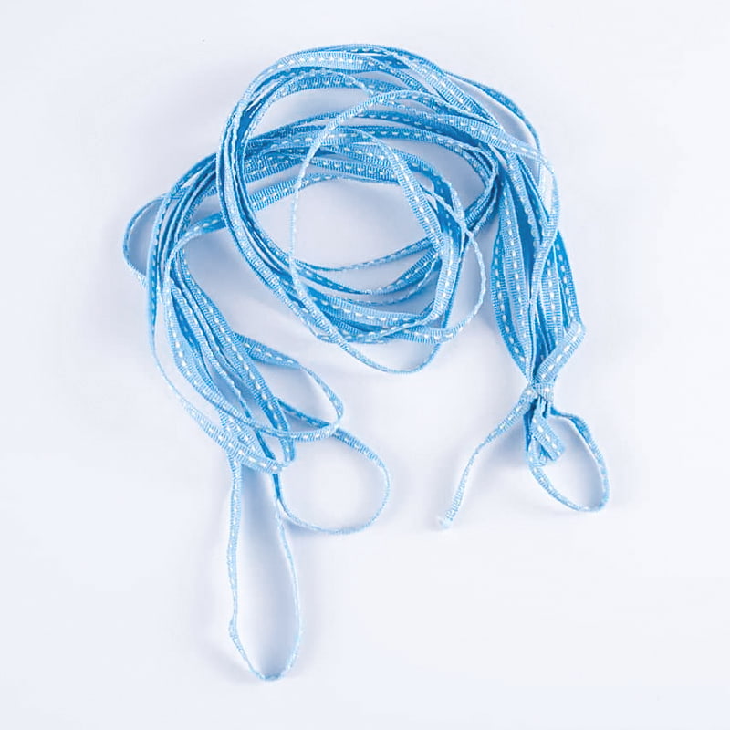 0,5 cm:n polyesteripisteinen kukkapakkausnauha