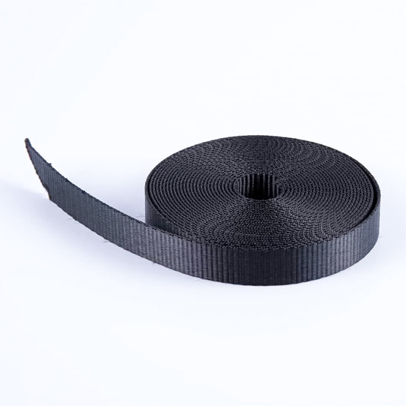 2,0 cm vahva hengittävä yksivärinen polyesterinauha